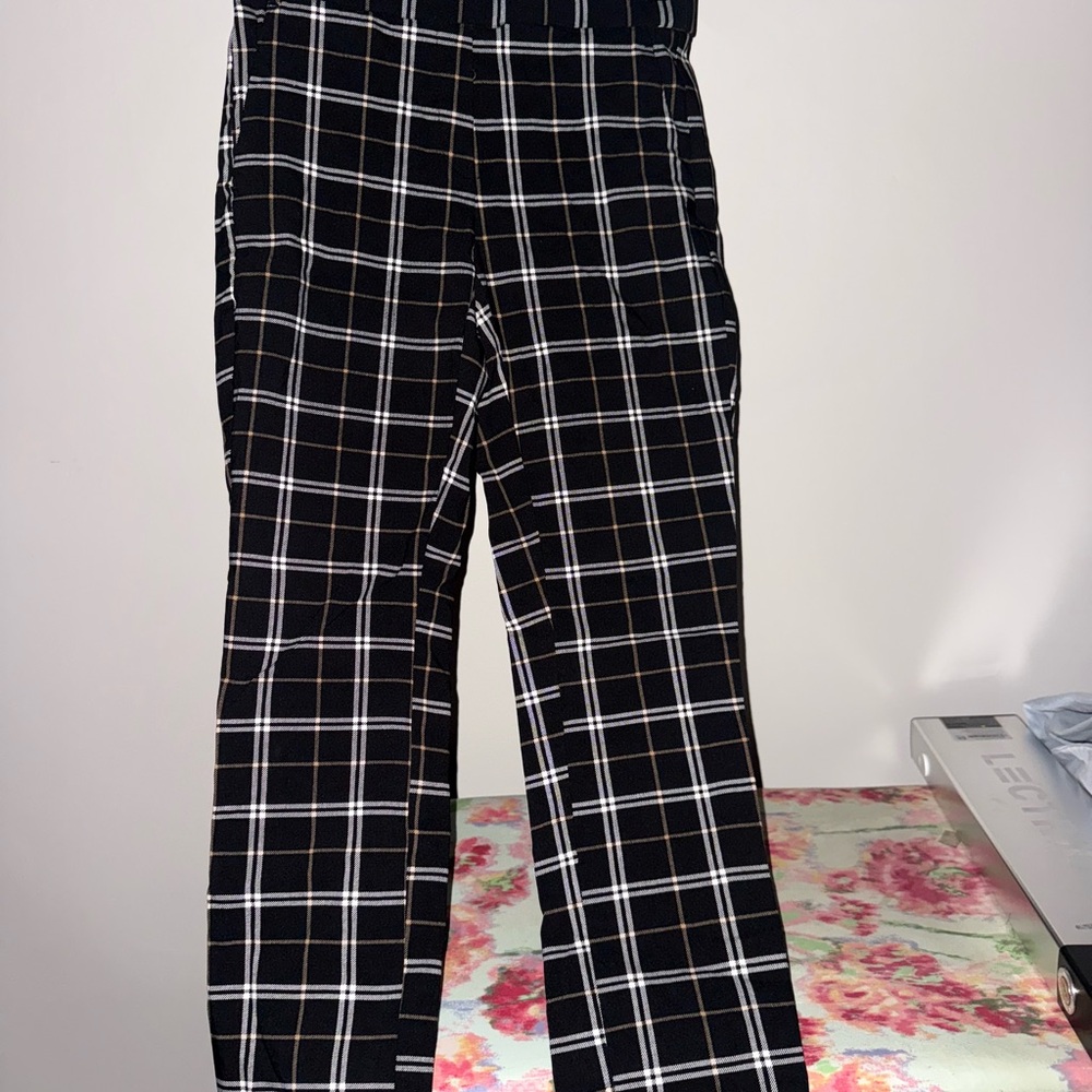 Jules & Leopold Monochrome Checkered Trousers